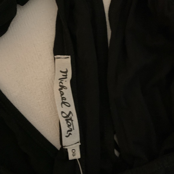 NWT Michael Stars Elegant Black Sleeveless Shirt Size OS - Picture 9 of 11